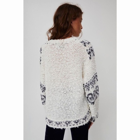 Anthropologie Pilcro Petra Feathered Sweater Size Medium - Picture 4 of 14